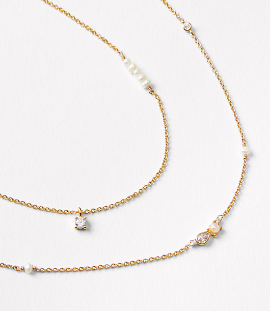 Loft Demi-Fine Layered Necklace Set