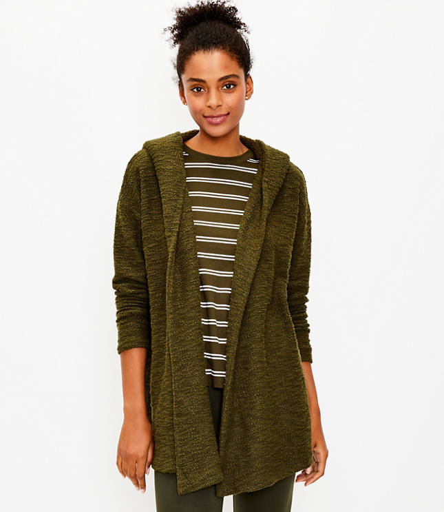 Loft hooded cardigan on sale