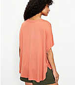 Lou & Grey Signature Softblend Jersey Poncho Top carousel Product Image 3