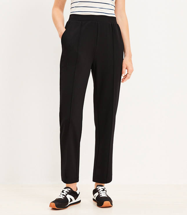 Tall Pintucked Fluid Taper Pants