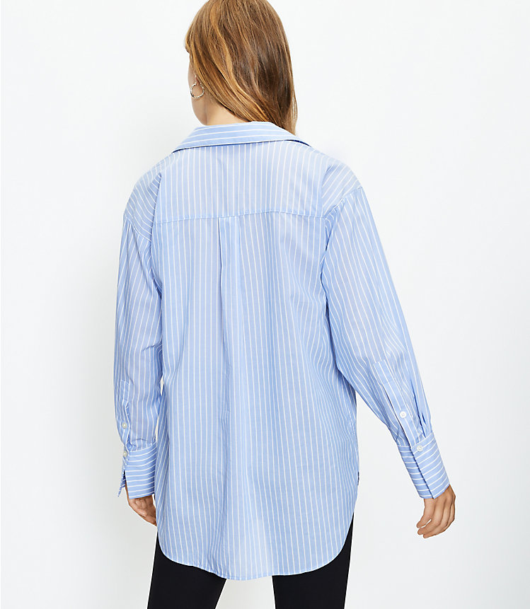 Striped Pocket Tunic Shirt image number 2