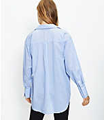 Striped Pocket Tunic Shirt carousel Product Image 3