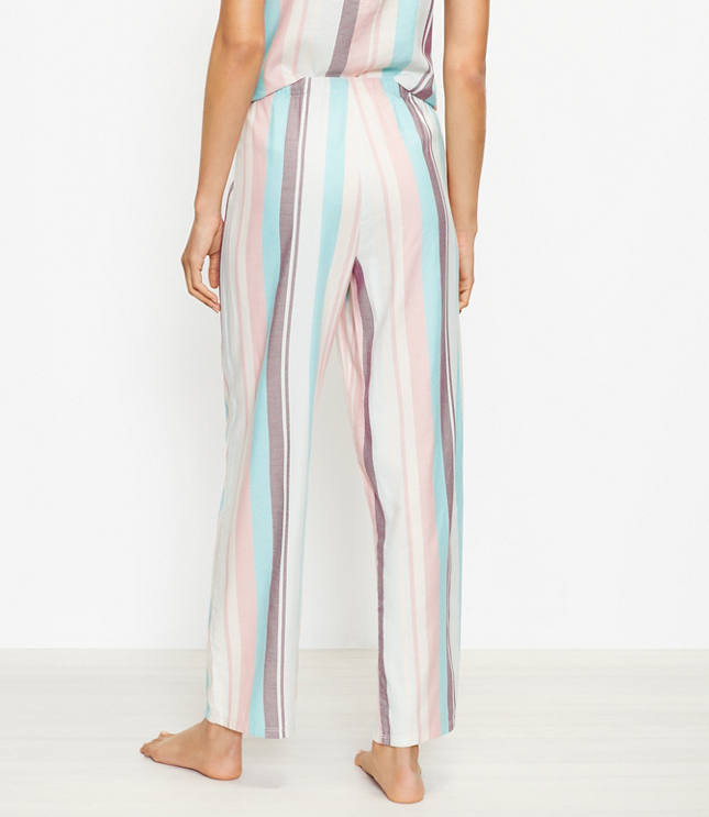 Petite Striped Pajama Pants