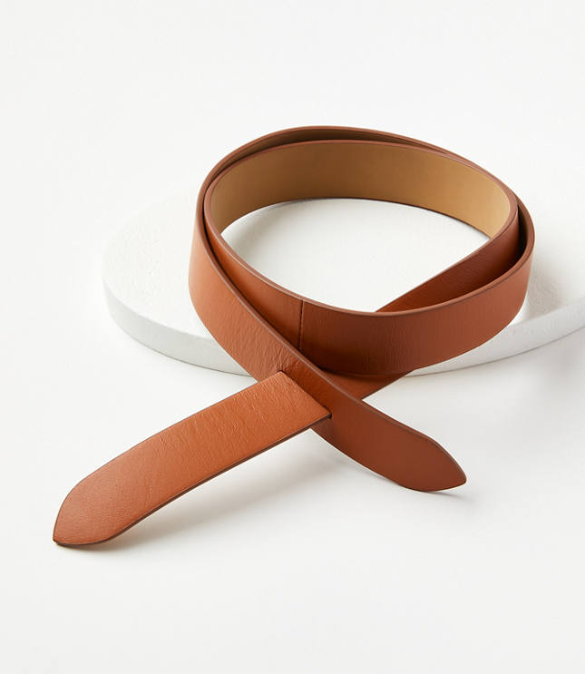 Wrap Leather Belt - Tan