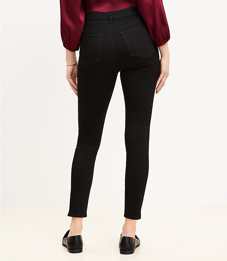 High Rise Skinny Jeans in Black image number 2