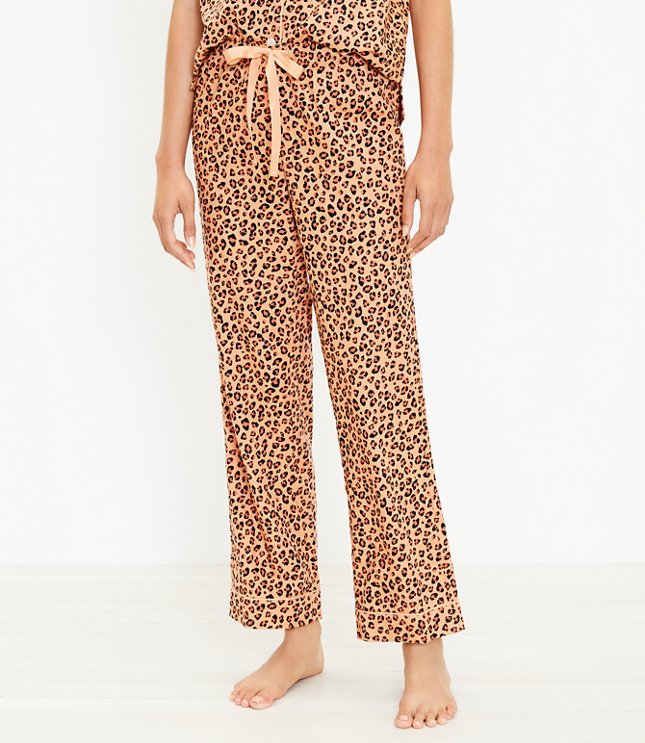 Loft Animal Print Pajama Pants
