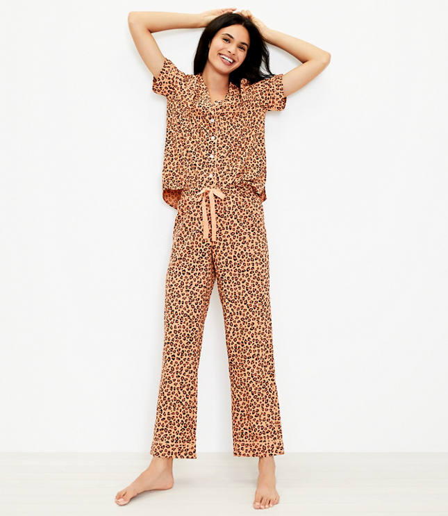 Animal Print Pajama Pants