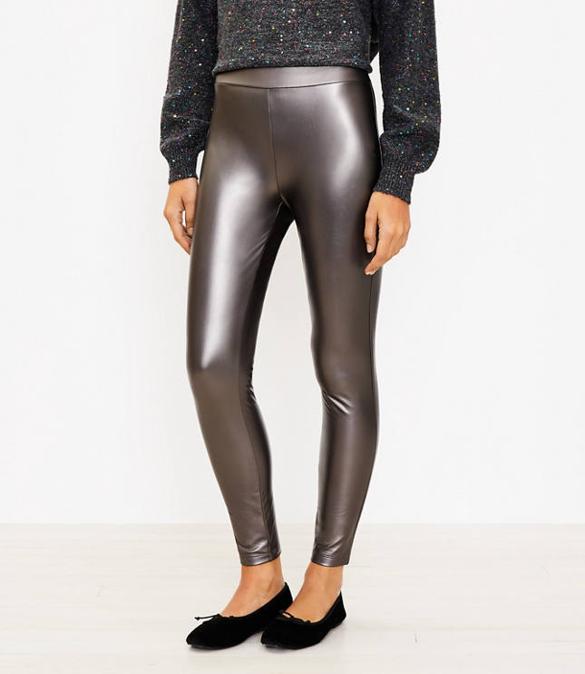 LOFT, Pants & Jumpsuits, Loft Faux Leather Leggings