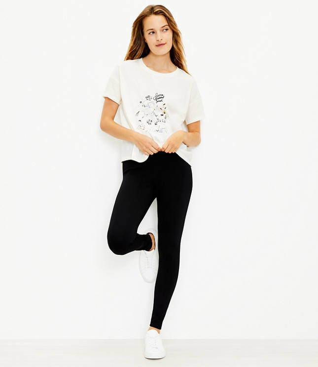 Lou & Grey for LOFT Black Leggings Size XXL - 63% off