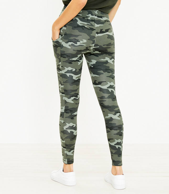 Heart N' Crush Women's Plus Size Camo Leggings 