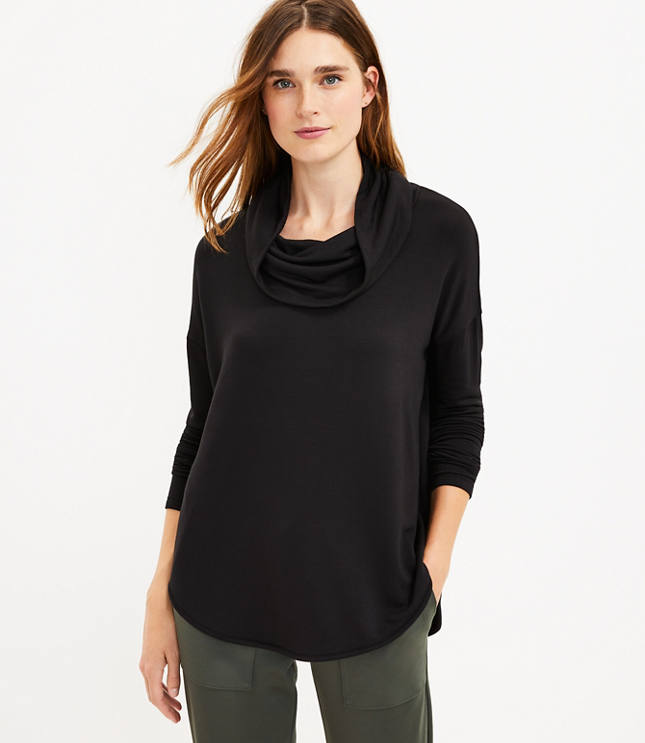 Lou & Grey Signature Softblend Lite Cowl Top