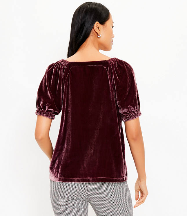 Long Sleeve Ruched Puff Sleeve Top – ASTR The Label