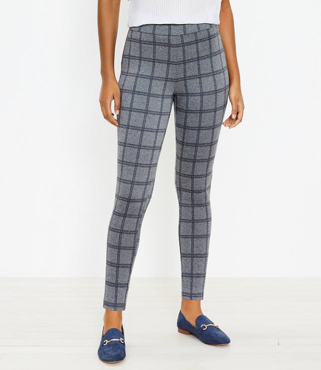 Plaid Ponte Leggings