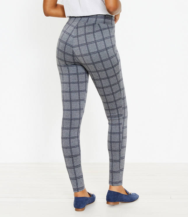 Gray 2025 plaid leggings