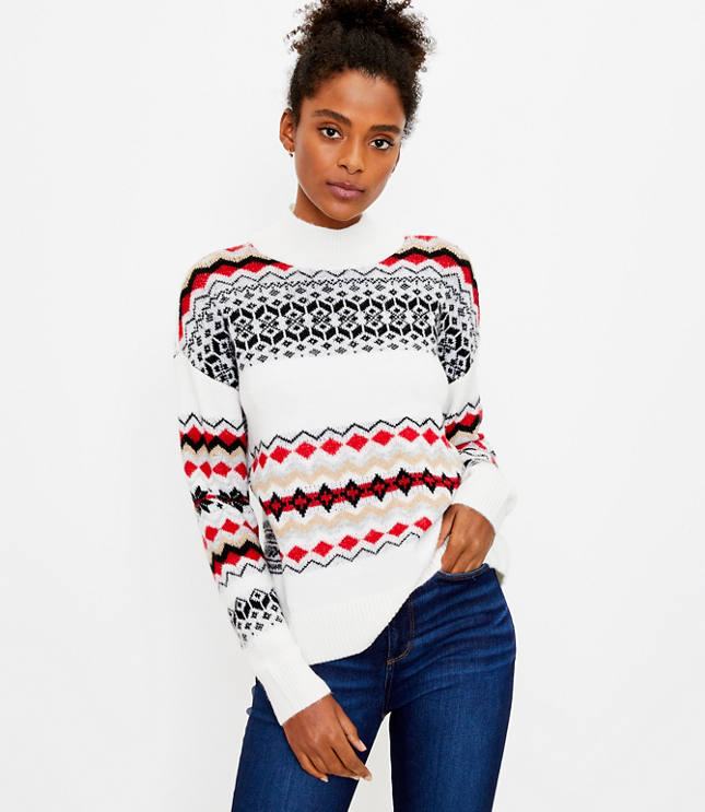 Patchwork Fair Isle Sweater