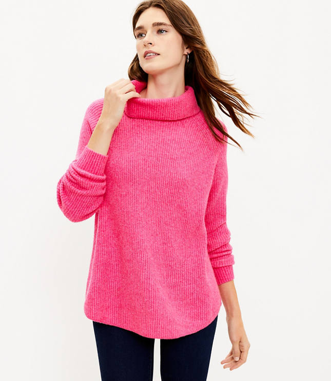 Pink clover fulton turtleneck clearance pullover tunic