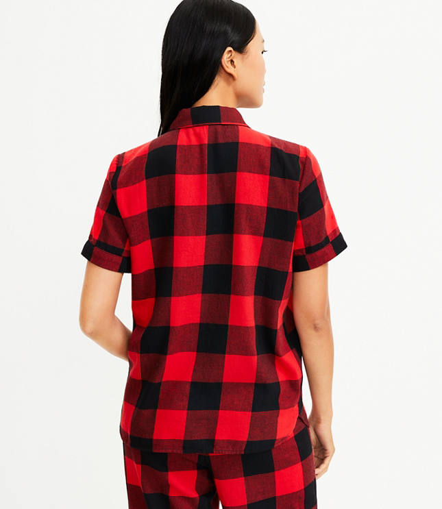 Buffalo Plaid Pajama Top