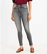 Tall Curvy High Rise Sculpt Jeggings in Light Grey Wash carousel Product Image 1
