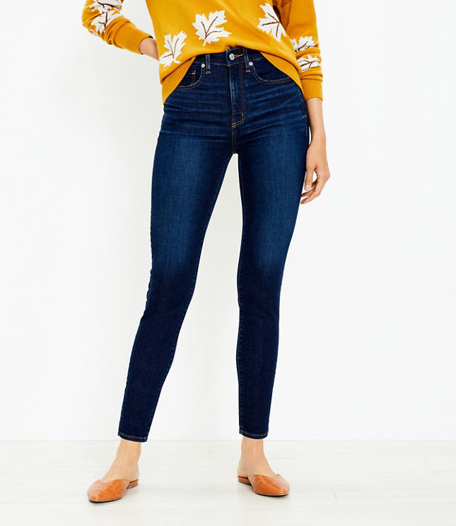 Tall Indigo High Rise Ashleigh Skinny Jeans