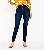 Tall High Rise Skinny Jeans in Classic Dark Indigo Wash carousel Product Image 2