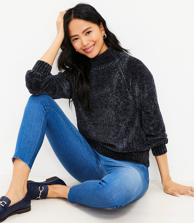 Loft chenille outlet sweater