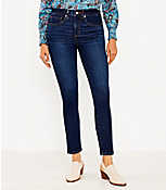 Curvy Mid Rise Skinny Jeans in Classic Dark Indigo Wash carousel Product Image 1