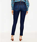 Curvy Mid Rise Skinny Jeans in Classic Dark Indigo Wash carousel Product Image 3