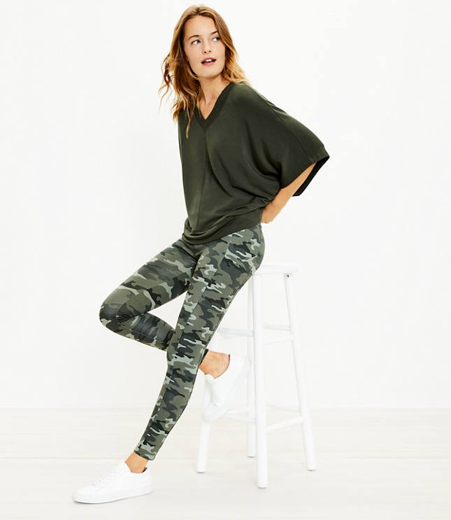 New Ann Taylor LOFT Petite Leggings In Ponte, Green, Size XXS XXSP