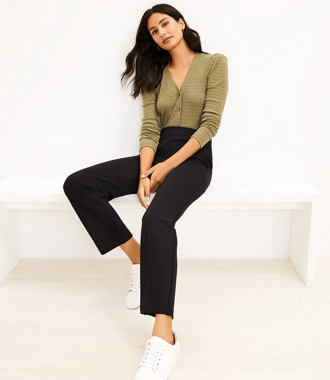 Pull-On High-Rise Straight-Leg Pants - Tall, Tall