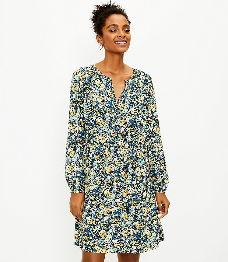 Tall Floral Side Tie Swing Dress image number 0