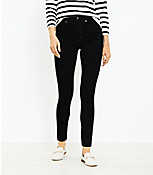 Tall Curvy High Rise Skinny Jeans in Black carousel Product Image 1