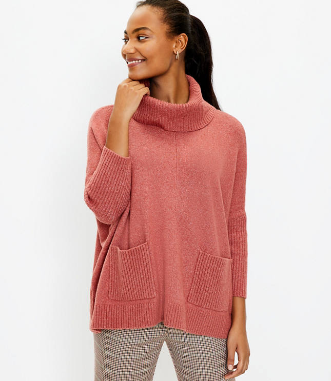 Petite poncho clearance sweater