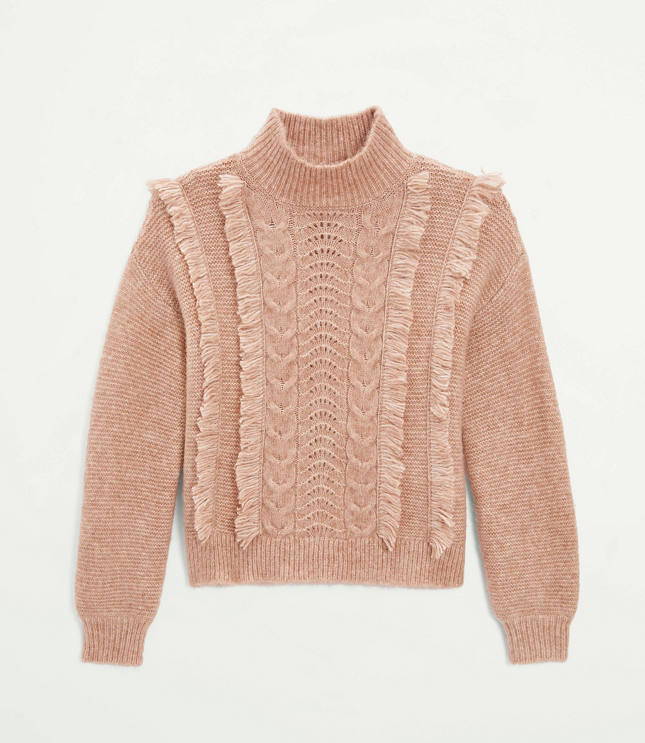 Fringe Cable Sweater