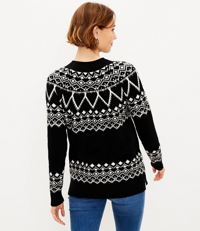 Fair Isle Tunic Sweater