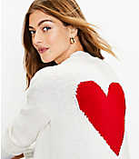 Heart Back Open Cardigan carousel Product Image 1