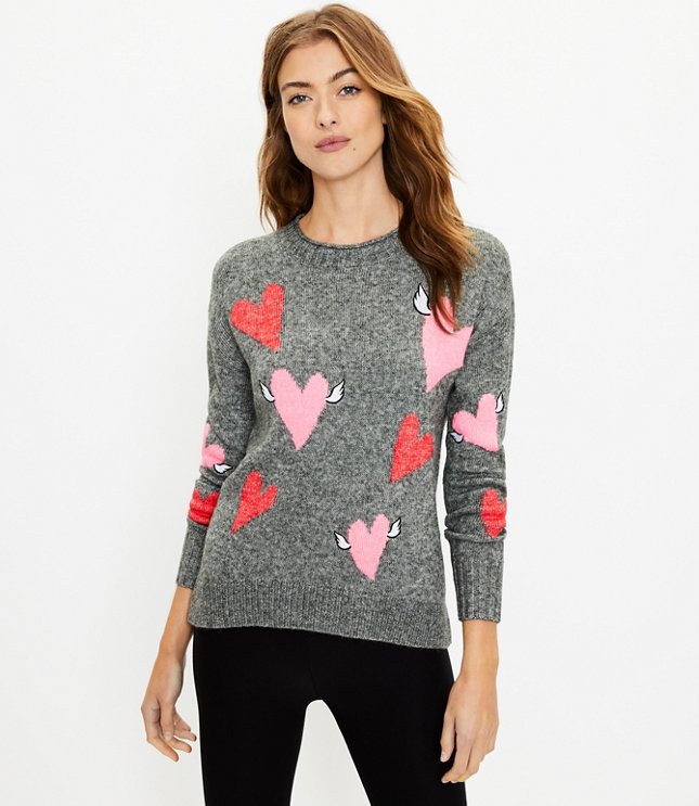 loft lou and grey hot pink sweater - The Double Take Girls