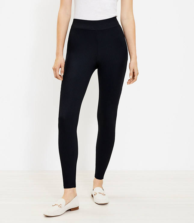 Tall Ribbed Ponte Leggings