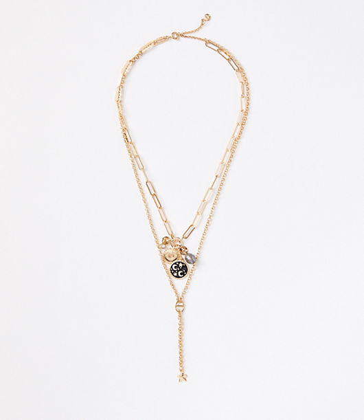 Loft Celestial Layered Necklace