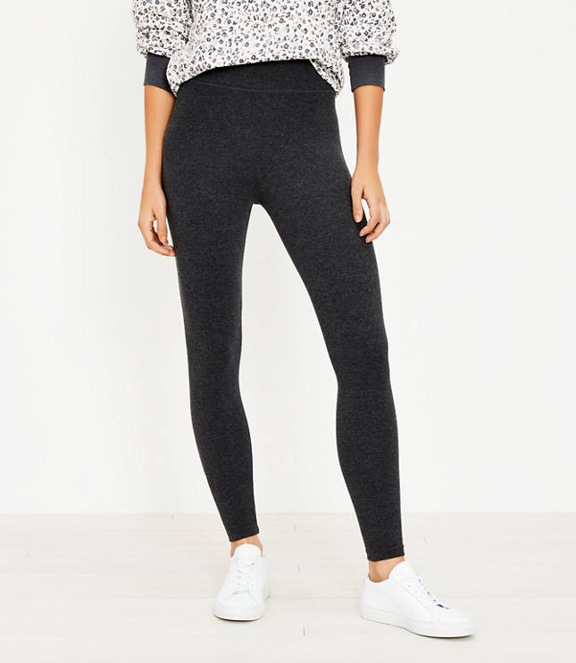 Lou & Grey for LOFT Polka Dots Black Leggings Size S - 71% off