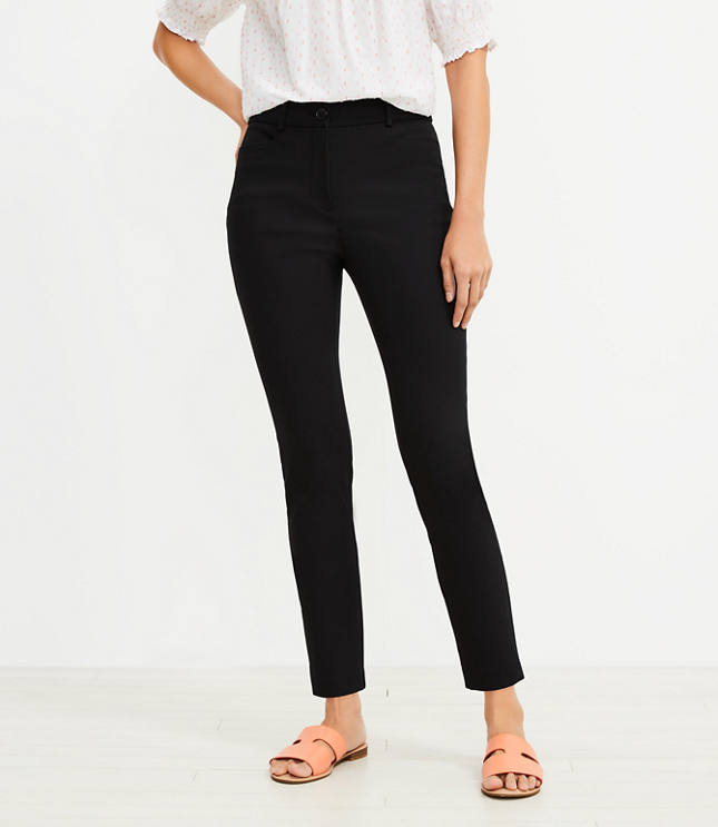 The LOFT Plus Side Zip High Waist Skinny Pant in Puppytooth