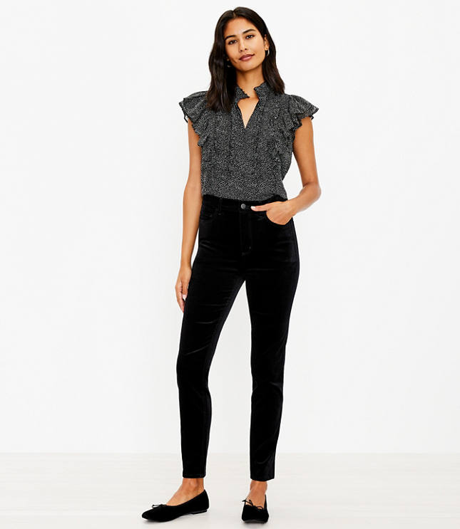 Velvet hotsell skinny jeans