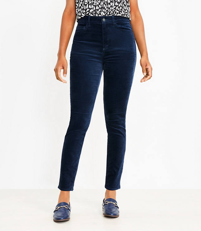 Tall Curvy Mid Rise Skinny Jeans in Dark Rinse