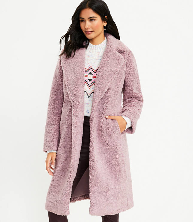 purple tweed jacket