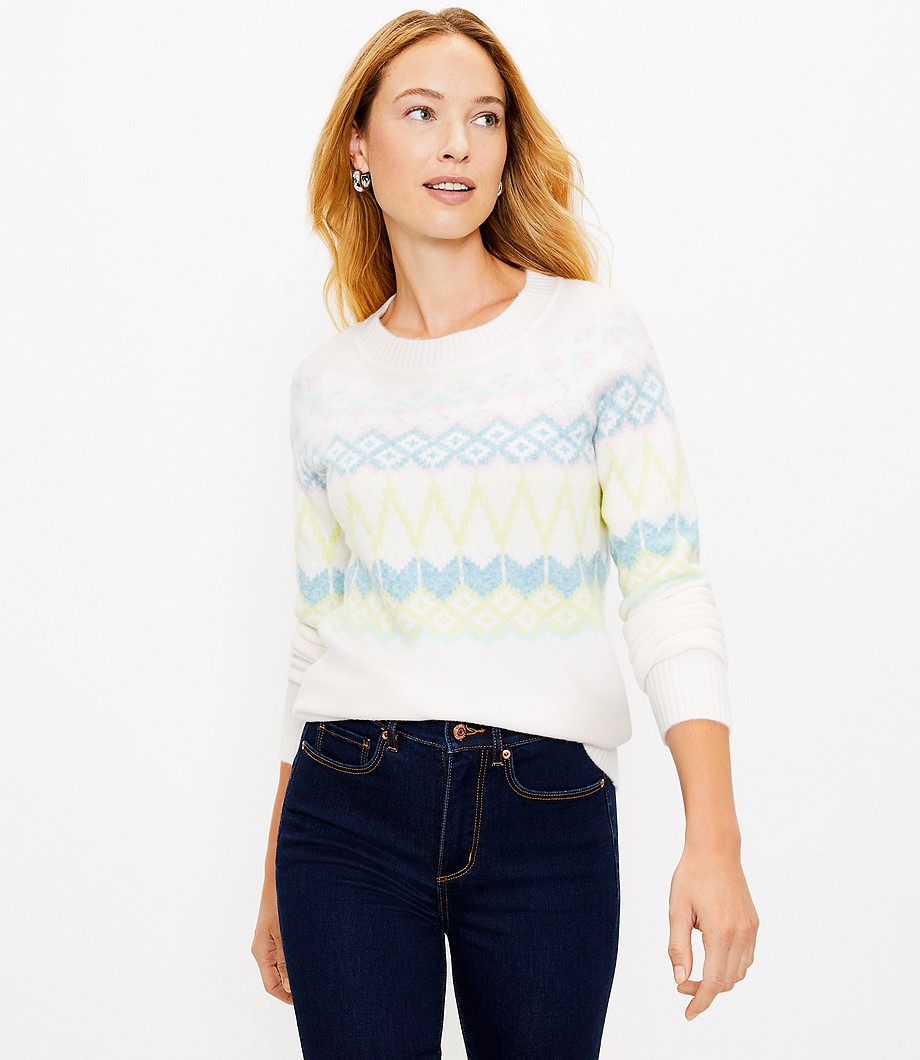 Fair Isle Relaxed Sweater