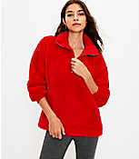 Sherpa Zip Sweatshirt carousel Product Image 1