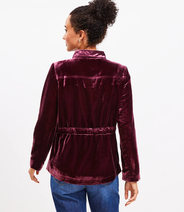 Ann taylor velvet outlet jacket