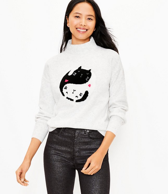 Loft Snuggle Cat Sweater