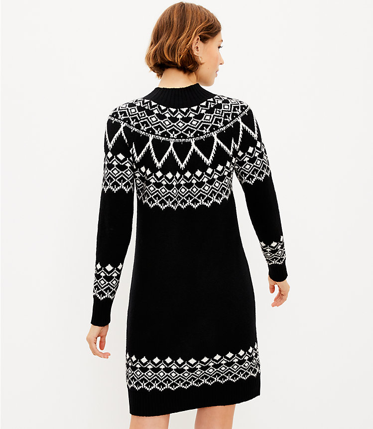 Fair Isle Sweater Dress image number 2