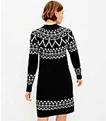 Fair Isle Sweater Dress carousel Product Image 3