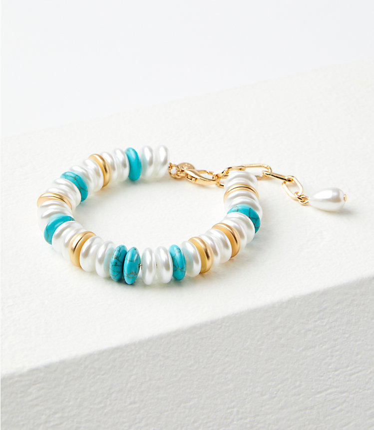 Pearlized Statement Bracelet image number null